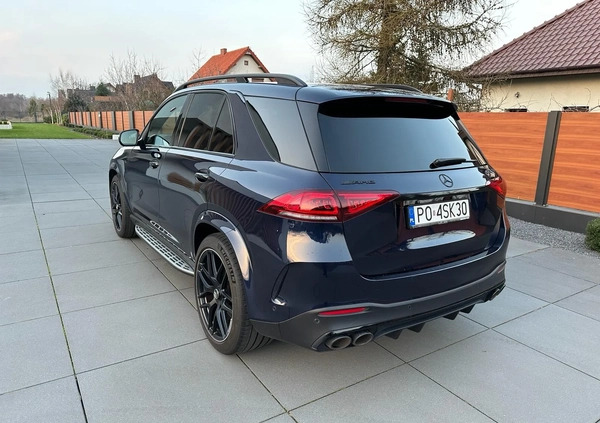 Mercedes-Benz GLE cena 364900 przebieg: 58500, rok produkcji 2020 z Konin małe 172